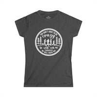 "You Don't Have to Be Crazy to Walk/Run with Us" - Womens' Cut Tee