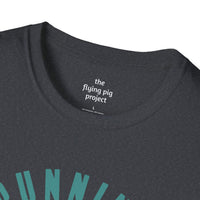 Running is My Therapy Male Silhouette Unisex Tee