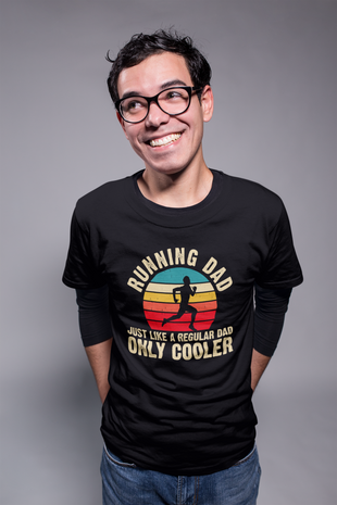 Running Dad; Like a Regular Dad Only Cooler Unisex Tee