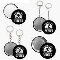 Running Dad Only Cooler - 2 1/4" round