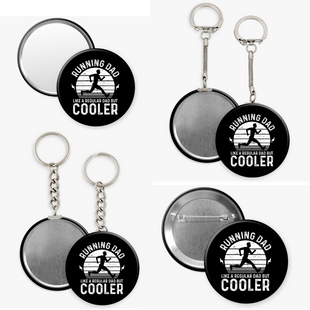 Running Dad Only Cooler - 2 1/4" round