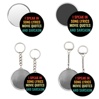 I Speak in Song Lyrics Movie Quotes and Sarcasm - 2 1/4" round