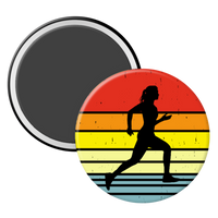 Side Runner Silhouette  - 2 1/4" round