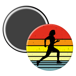 Side Runner Silhouette  - 2 1/4" round