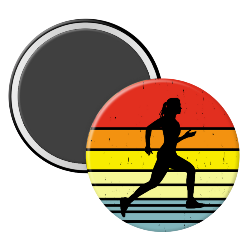 Side Runner Silhouette  - 2 1/4" round