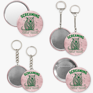 Screaming IS Self Care - 2 1/4" round