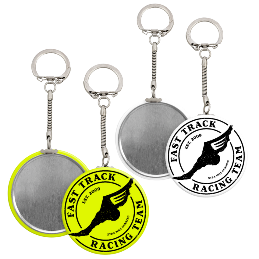 Fast Track Textured Logo 2 1/4" Magnet ($3) or Keychain ($5)