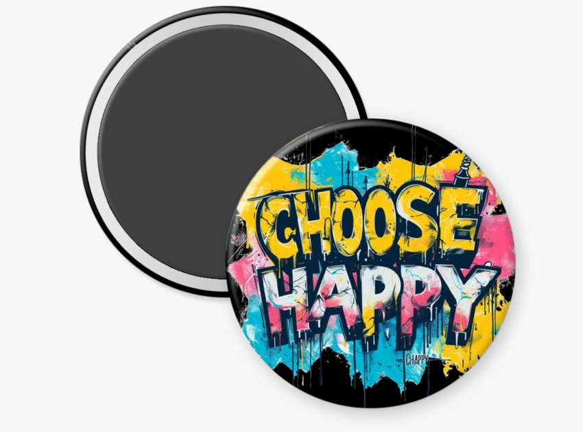 Choose Happy - 2 1/4" round